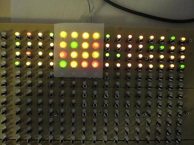 Lightfest and "button cap" test for the first quarter