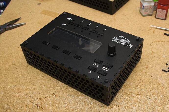 sammichFM prototype fit test