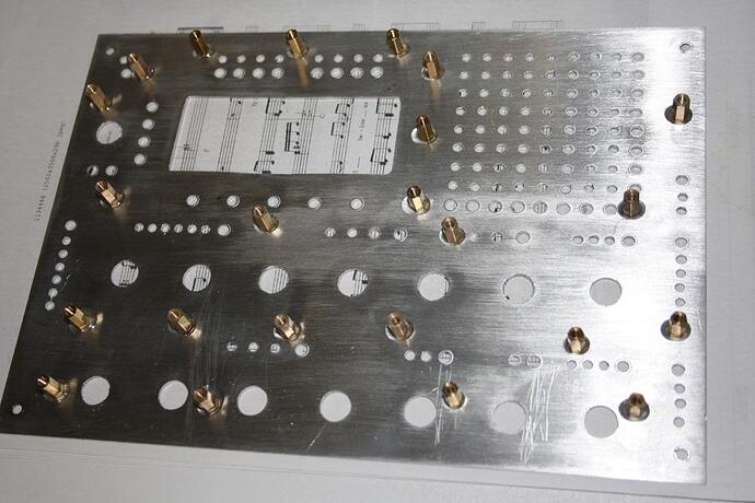 Control panel back side