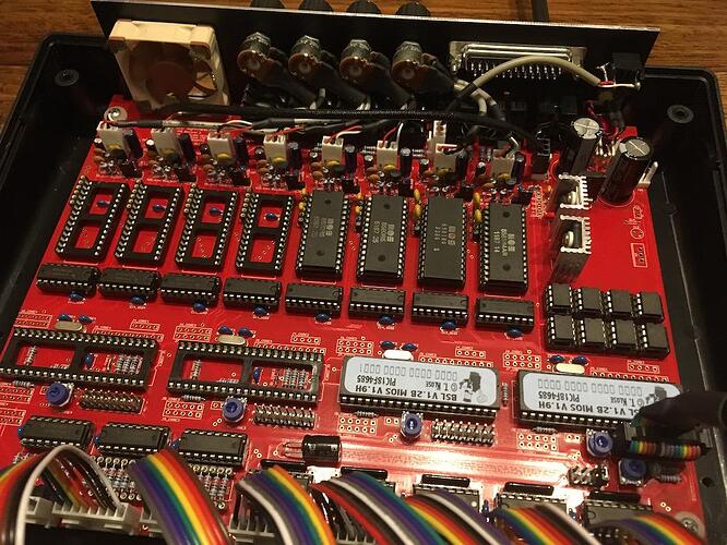 Main PCB with 2x6581 and 2x8580