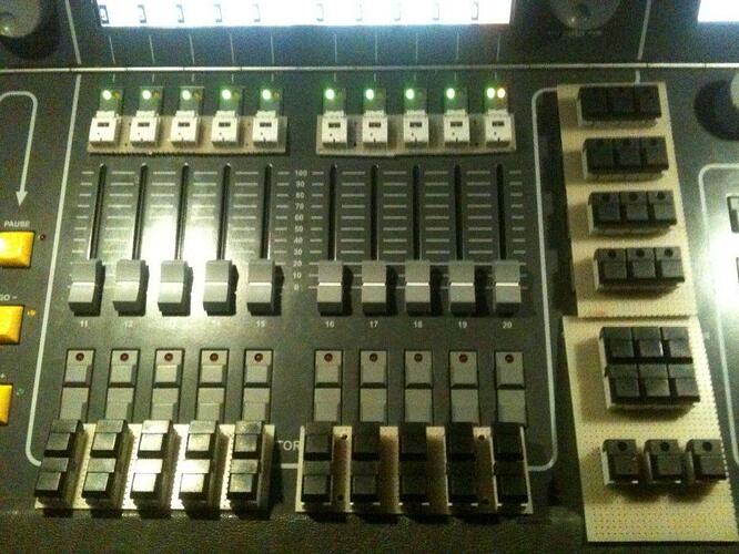checking alignment of the executor buttons