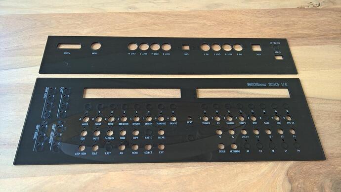 Top- and backplate