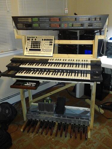 Electone FX-20 master controller, in progress