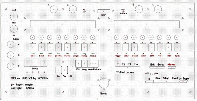front of SeQ V3 with other Buttons