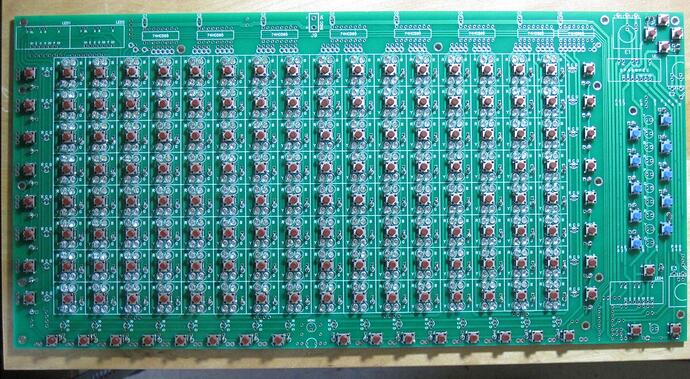 MIDIbox ASIDITY Front Panel board almost complete!