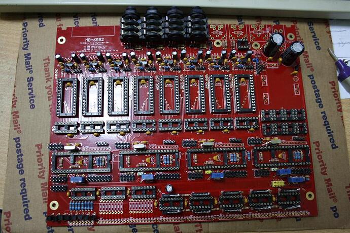 Soldering motherboard