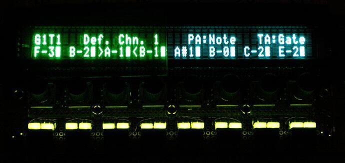 VFD hue color filtering