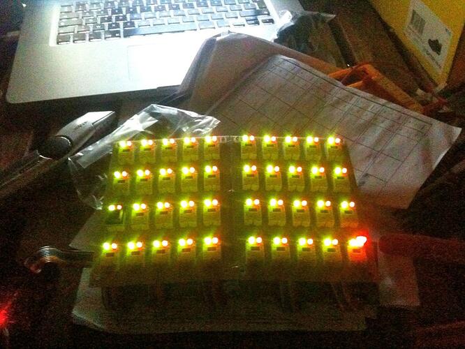Executor Buttons with led