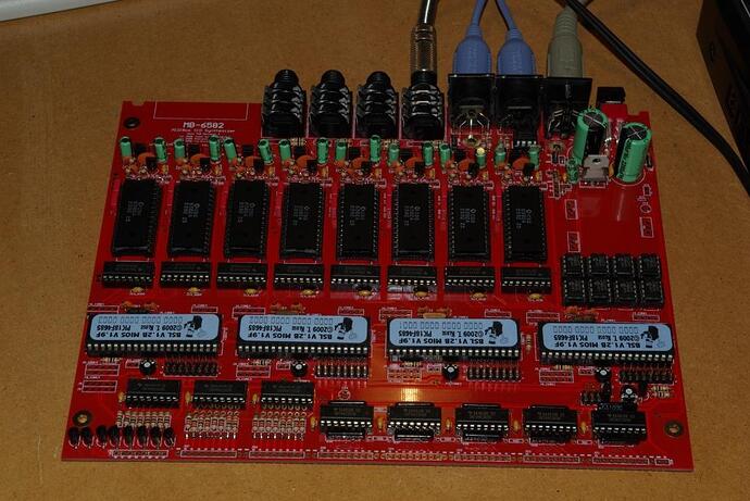Completed MB-6582 Base Board