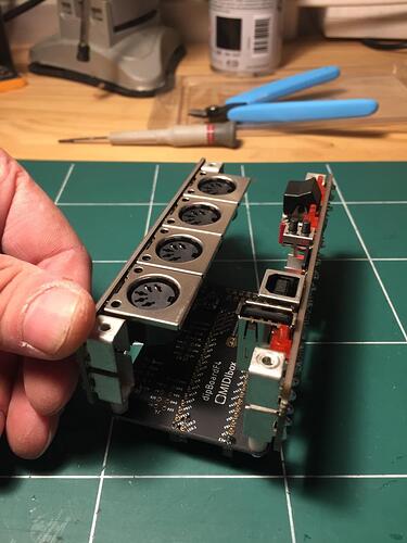 dipCoreF4 Euro version assembly test.