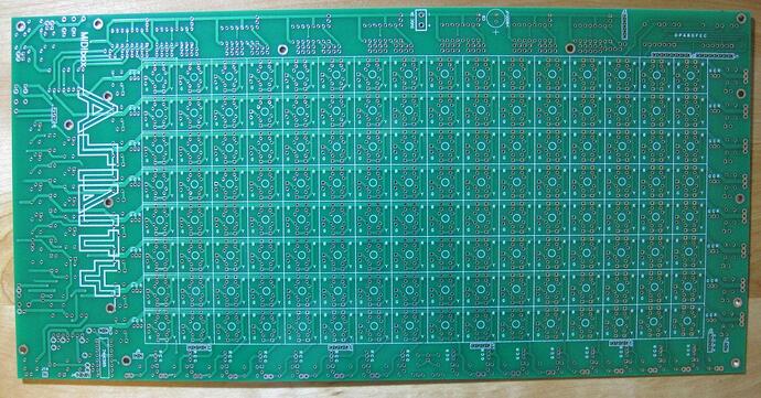MIDIbox ASIDITY Front Panel Board Back