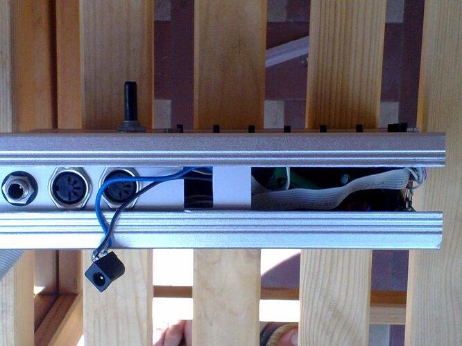 The rear panel has to slide from left.