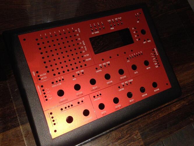 MB6285 Frontpanel Test Fit