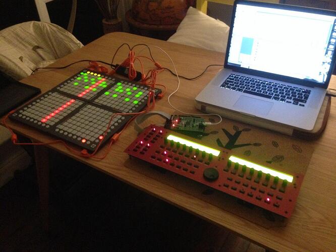 1st Test With 4 x Launchpad Mini BLM