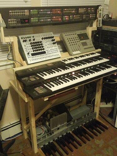 Electone FX-20 master controller, in progress