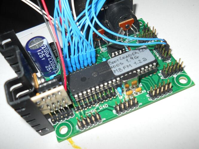 Some wires starts from the core