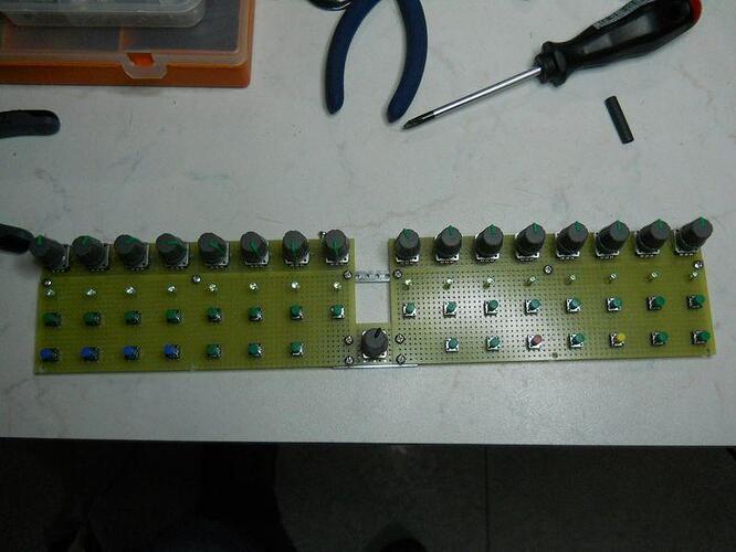 Sequencer surface in progress