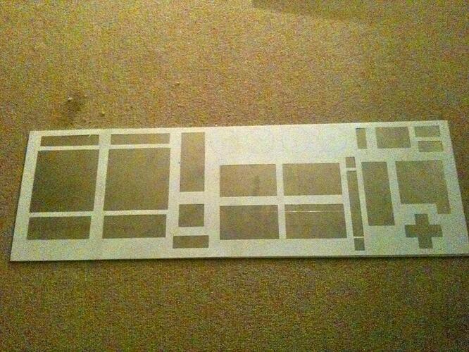 Alu plate for supporting all modules
