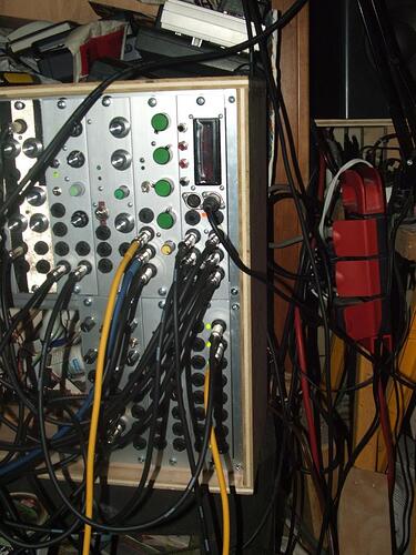 MidiBox CV on the right Gates and triggers on the bottom