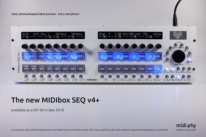 Montage! SEQ v4+ with key labels plus TPD mini matrices...
