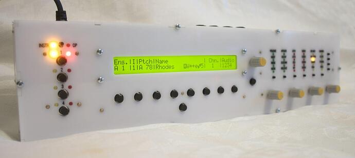 midibox fm strange characters