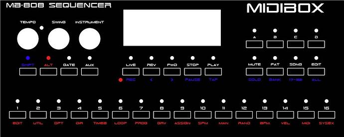 mb808 sequencer mock up