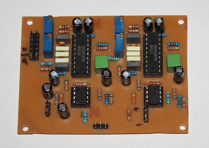 CEM3379 Stereo VCF assembled board