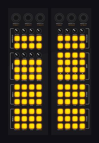 2D Mockup of Controllers